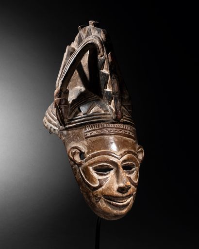 Igbo mask
Nigeria
Wood and pigments
H. 40...