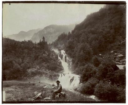 Adolphe Braun (1812-1877) Le Reichenbach, les Ruines du Wartenstein et une autre...