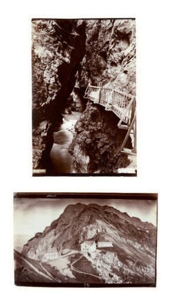 Adolphe Braun Mont Pilate Gorges de Gorner Glacier de Morteraatsch Vallée de Chamonix...