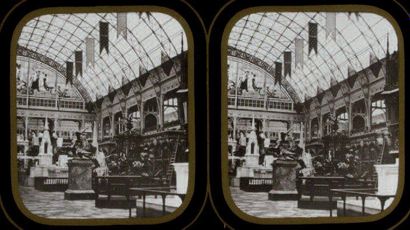 CLAUDE MARIE FERRIER (1811-1889) Exposition Universelle de Paris Palais de l'Industrie,...