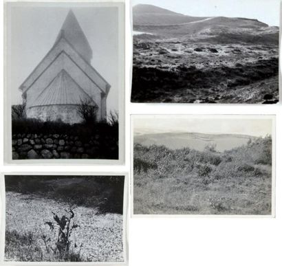 Raoul Hausmann (1886-1971) Chapelle au bord de la mer Quatre études de dunes, Jershöjt...