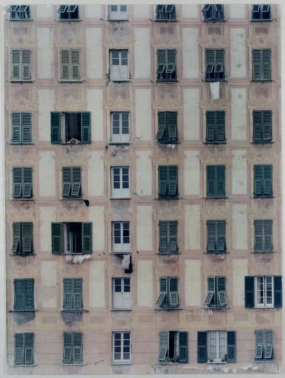 FRANK LAZI (1922-1998) 42 Fenêtres Ligurie, 1960 Argentique, 301x225 mm, tamponné,...