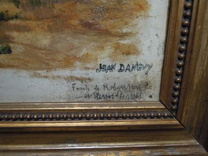 Jean DANGUY (1863 - 1926) Paysage Huile sur toile signée et titrée en bas à droite...
