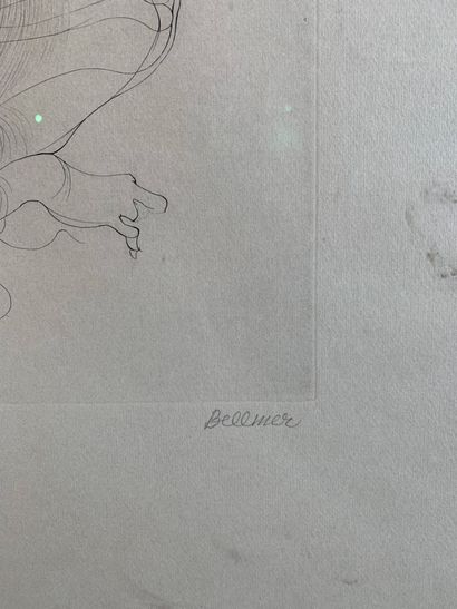 Hans BELLMER Visages
Lithographie, signée en bas à droite et n° HC en bas à gauche...