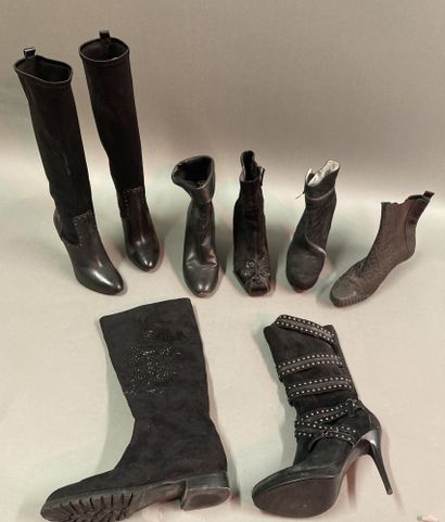 DIVERS 1 case of boots of various shapes and materials
Size 39 approx.