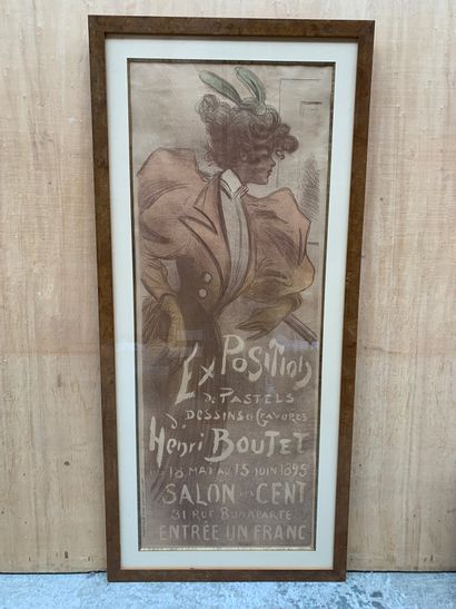 Salon des Cent Exposition de pastels, dessins et gravures d'Henri BOUTET Gravure...