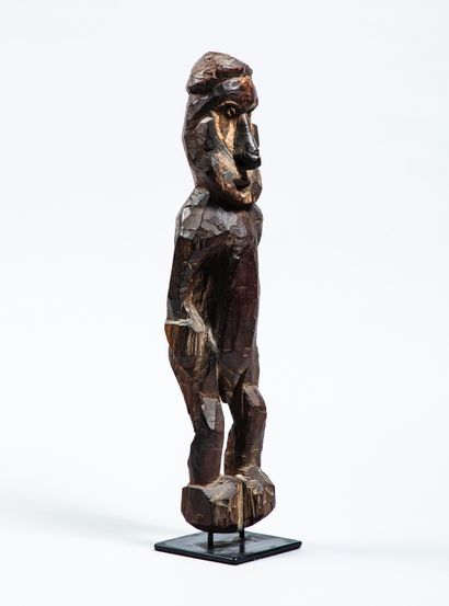 null Figure d’ancêtre
Bas Sepik
Papouasie-Nouvelle-Guinée
Bois sculpté, pigments
H....