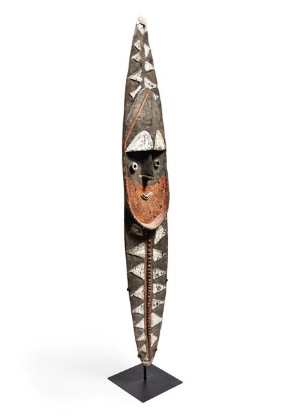 null Mindja votive board 
Washkuk region, Papua New Guinea
Carved and painted wood
H....
