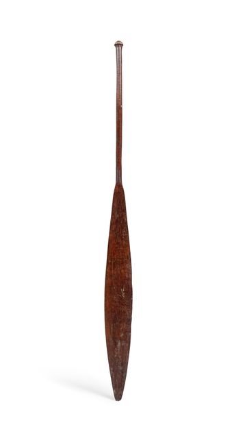 null Maori hoe paddle
New Zealand, Polynesia
Wood
19th century or earlier
H. 136...