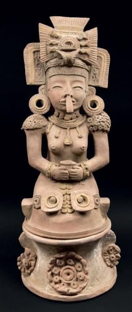 null ENCENSOIR ANTHROPOMORPHE Culture Teotihuacan, Mexique 450 à 650 après J.-C....