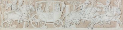 ALEXANDRE-EVARISTE FRAGONARD (GRASSE 1780 - PARIS 1850) Napoléon dans son carrosse...