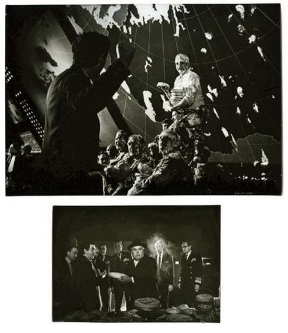 Dmitri KASTERINE (né en 1932) Deux scènes de Dr Folamour (Stanley Kubrick), 1964...