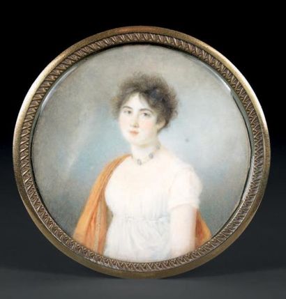 JEAN-ANTOINE LAURENT (BACCARAT, 31 OCTOBRE 1763 - EPINAL, 11 FÉVRIER 1832) Portrait...