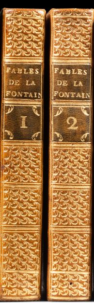 LA FONTAINE (Jean de) Fables. Paris, De l'Imprimerie de Didot l'aîné, 1787. 2 volumes... Gazette Drouot