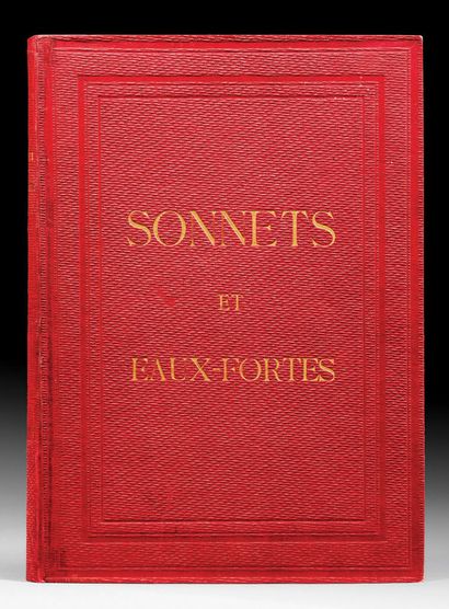 MANET (Édouard) Sonnets et eaux-fortes. Paris, Alphonse Lemerre, 1869. In-folio,... Gazette Drouot
