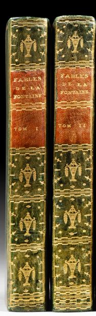 LA FONTAINE (Jean de) Fables. Paris, De l'Imprimerie de Didot l'aîné, 1789. 2 volumes... Gazette Drouot