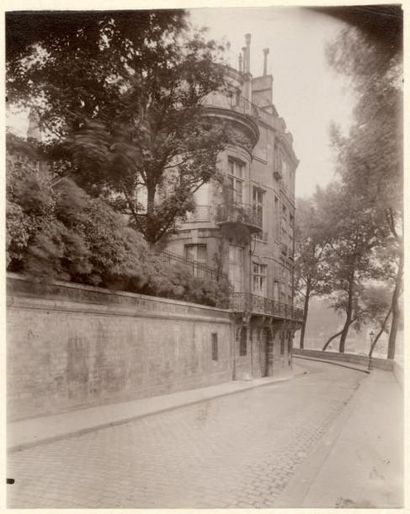 Eugène ATGET Hôtel Lambert Paris, 1 quai d'Anjou, 1898 Albumine, 214x169 mm, montée....