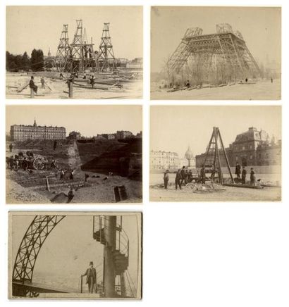 null PHOTOGRAPHE DE LA TOUR EIFFEL M. Eiffel au sommet de la Tour 30 novembre 1891...