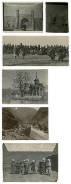 H.IVANOVA Expédition en Asie centrale Kirghizistan, Ouzbékistan, c. 1910 Argentiques...