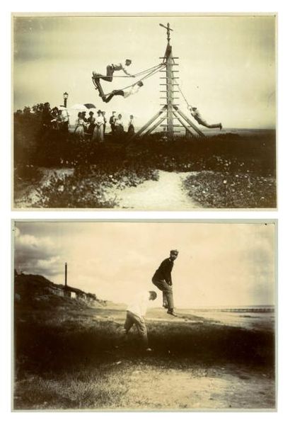 null PHOTOGRAPHE AMATEUR BALTE Album de voyage, Sébastopol, Yalta, Goursouf, c. 1900...