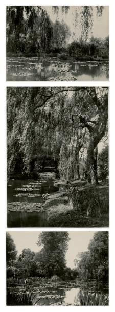 HENRI MANUEL (1874­1947) Jardins de Claude Monnet Giverny, 1922 Argentiques (10),...
