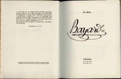 JOSEPH­MARIE LO DUCA (1910­2004) Bayard Prisma, Paris, 1953 Édition originale reliée...