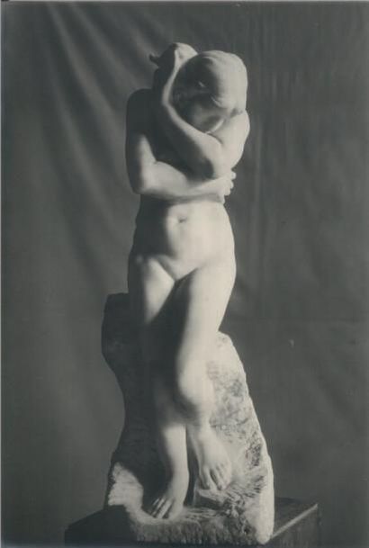 EUGÈNE DRUET (1868 - 1916) Eve ou Eve après le péché, vers 1880-90 Grande épreuve...