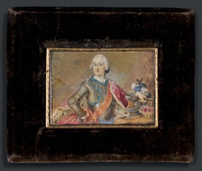 ÉCOLE ALLEMANDE, MILIEU DU XXVIIIE SIÈCLE Portrait de l'Empereur François Ier du...