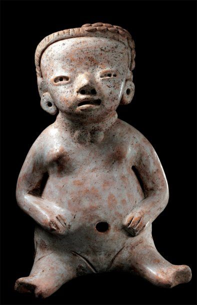null Statuette anthropomorphe Culture Pré-Maya, Las Charcas (Kaminaljuyu), Guatemala...