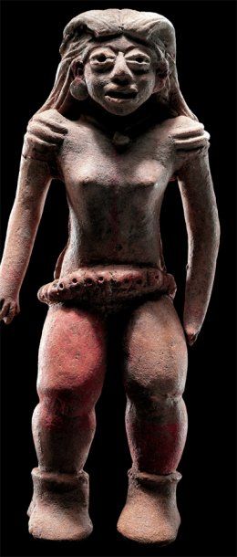 null Statuette anthropomorphe Culture Xochipala Ancienne,Mexique 1400 à 1200 avant...
