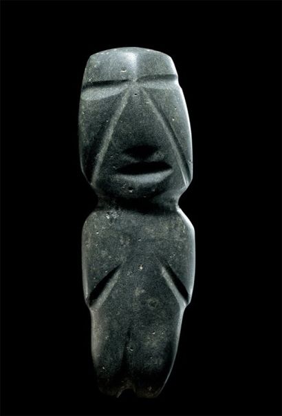 null Statuette anthropomorphe Culture Mezcala, Etat du Guerrero,Mexique Période Préclassique,...