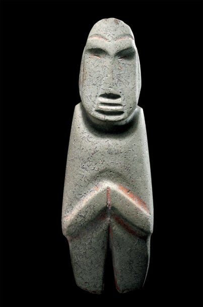 null Statuette anthropomorphe Culture Mezcala, Etat du Guerrero,Mexique Période Préclassique,...