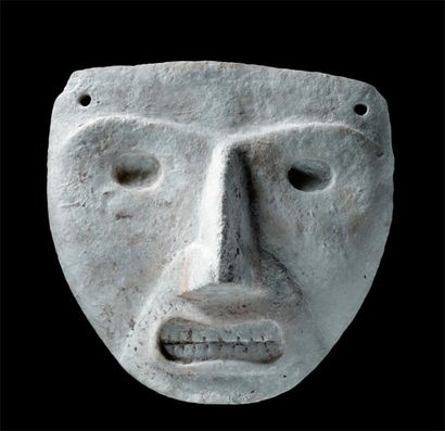 null Grand masque funéraire Culture Sultepec, Etat de Mexico,Mexique Période Préclassique,...