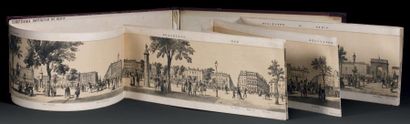 null Panorama (Intérieur) de Paris. Auber, 1842. 1 volume in-12 oblong, pleine t...