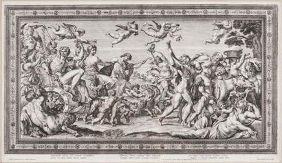 D'APRÈS ANNIBAL CARRACHE (1560-1609) PAR PETRUS AQUILA (1650-1692) Le Triomphe de...