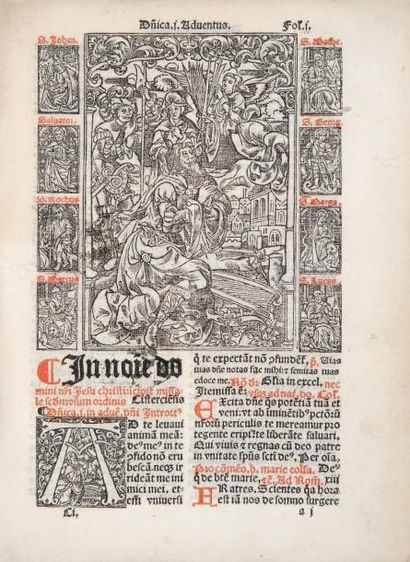 null MISSALE ordinis Cistercien[sis]... Paris, Ambroise Girault, 1550. In-4 gothique,...