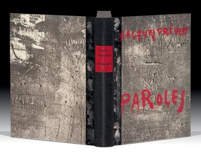 PREVERT (Jacques) PAROLES. Couverture de Brassaï. Paris, Le Calligraphe, 1945. In-4,...