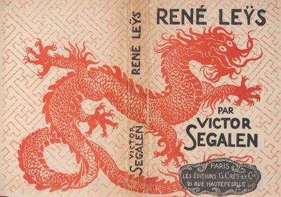 SEGALEN (Victor) RENÉ LEYS. Paris, Crès et Cie, 1922. In-12 carré, maroquin orange,...
