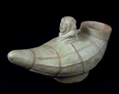 null Vase funéraire Culture Mochica, nord du Pérou Intermédiaire ancien, 100 avant...