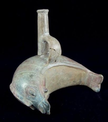 null Vase zoomorphe Culture Chorrera, Équateur 800 - 400 avant J.-C. Céramique à...