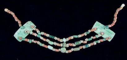 null Bracelet Culture Maya, Guatemala Classique, 550 - 950 après J.-C. Perles de...