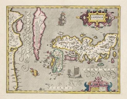MERCATOR, G. / HONDIUS, J Iaponia. Amsterdam, 1633. Beau col. d'époque. Bel exemplaire...