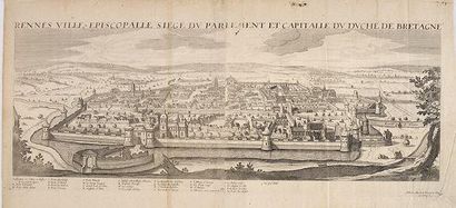 BOISSEVIN, L Rennes ville épiscopalle siège du parlement et capitalle du duché de...