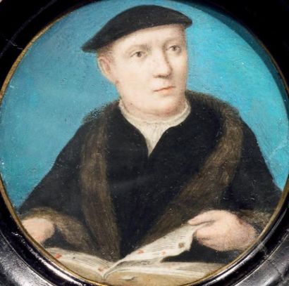 null Importante miniature attribuée à Lucas Horenbout dit Hornebolte, circa 1527-1528...