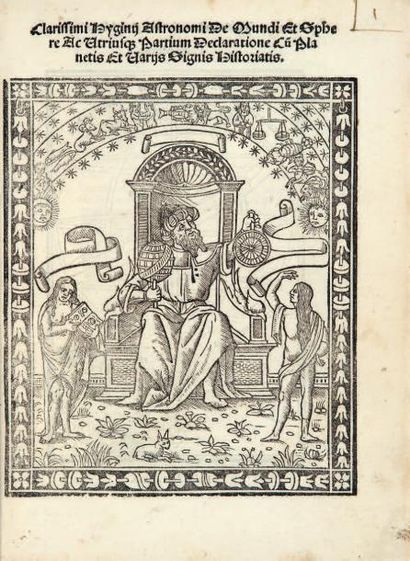 HYGINUS (Caius Julius) Astronomi De Mundi Et Sphera Ac Utrius[quem] Partium Declaratione...