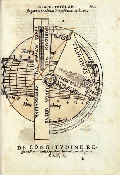 APIANUS (Petrus) Cosmographia Petri Apiani, per Gemmam Frisium apud Louanienses Medicum...