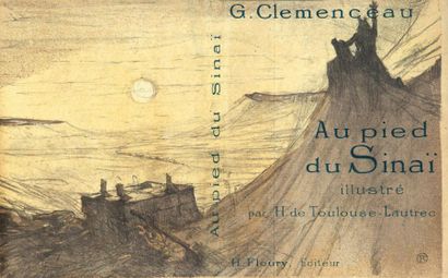 CLEMENCEAU (Georges) Au pied du Sinaï. Paris, Floury, 1898. In-4, demi-maroquin citron...