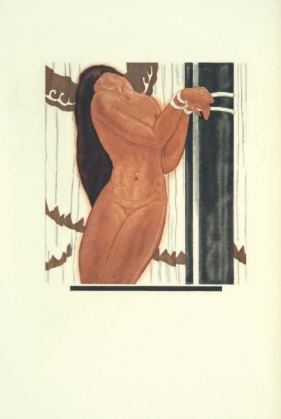 LOUYS (Pierre) Contes antiques. Paris, Éditions du Bois Sacré, 1929. In-4, maroquin...