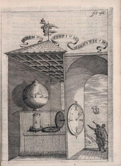 KIRCHER (Athanase) Magnes sive De arte magnetica opus tripartitum. Rome, Louis Grignan,...