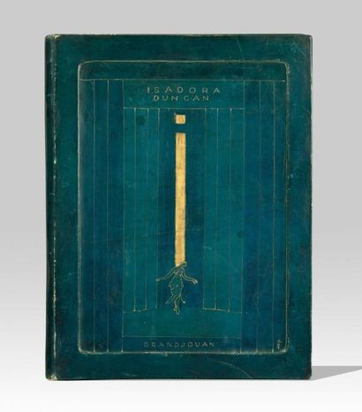 GRANDJOUAN (Jules) Isadora Duncan. [Paris, chez l'Auteur], 1912. In-folio, basane...
